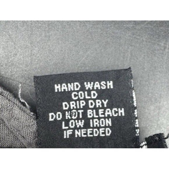 Womens Gray Flutter Sleave Crochet Top Small Peasant Boho Hippie Festival Grunge - Picture 6 of 8